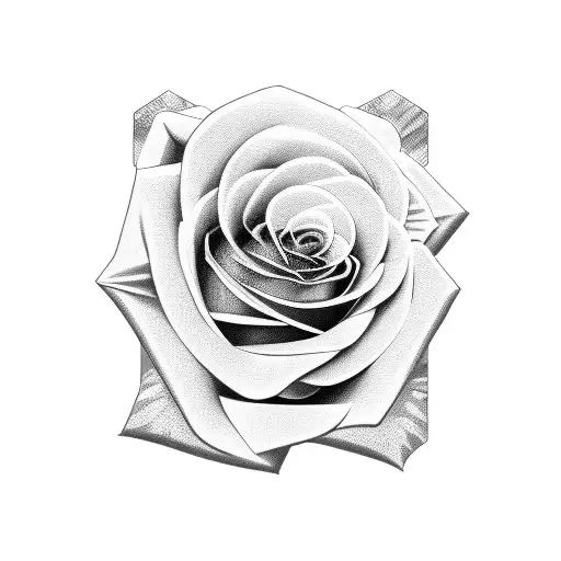 Rose tattoo design idea