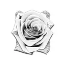 Rose tattoo design idea