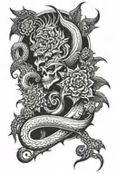 1312 tattoo with theme tattoo design idea