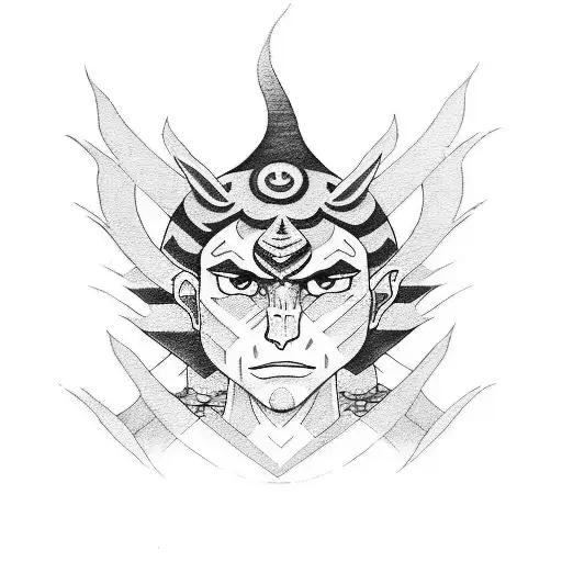 avatar the last airbender tribal tattoo tattoo design idea