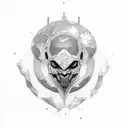 atlas god  tattoo design idea