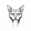 sphynx  tattoo design idea