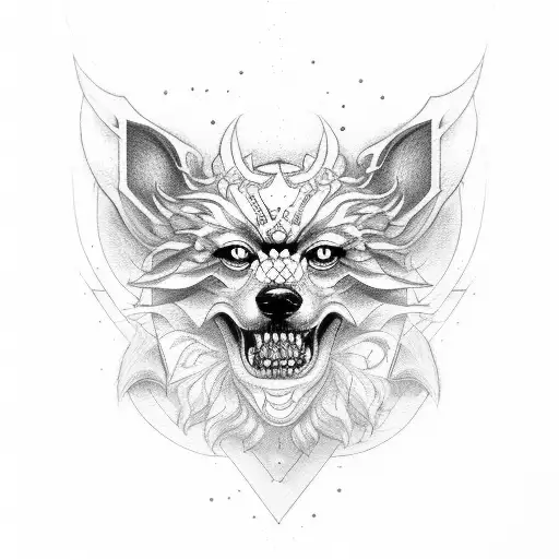 cerberus tattoo design idea