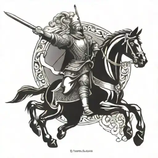 St. George the Victorious tattoo design idea