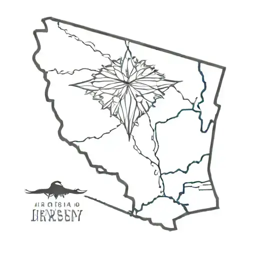 Arkansas New Jersey friend tattoo tattoo design idea