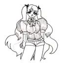 helluva boss loona tattoo design idea