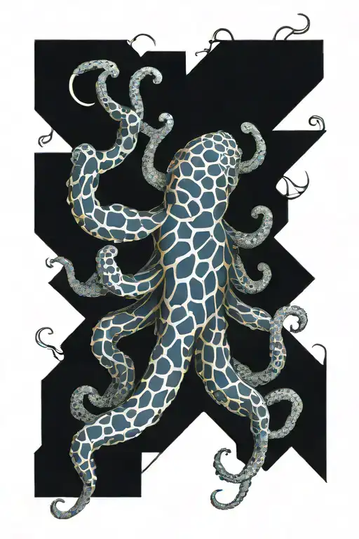 blue ringed octopus tattoo design idea