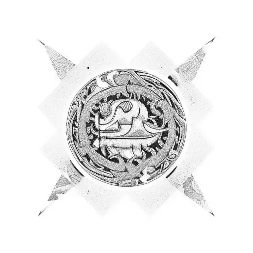 Incorporate symbols of Punjab and New Zealand in a cohesive tattoo tattoo design idea