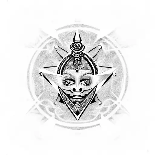 Orisha obatala sigil  tattoo design idea