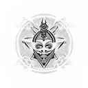 Orisha obatala sigil  tattoo design idea