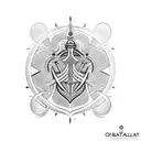 Orisha obatala sigil  tattoo design idea