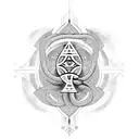 Orisha obatala sigil  tattoo design idea