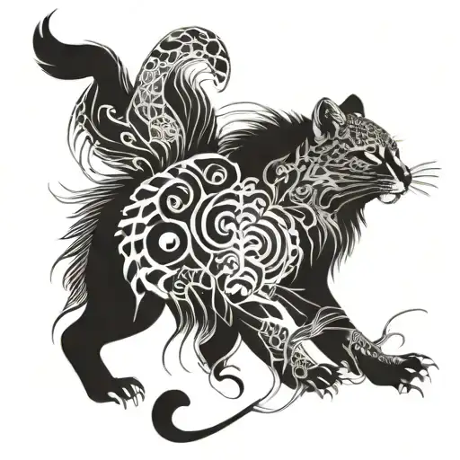 cunning cunning wild animals and tattoo design idea