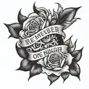 Text saying remember one thing through every dark night there’s a bright day after that so no matter how hard it get sti tattoo design idea