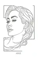Adele hold on  tattoo design idea