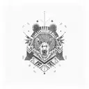 native American bear tattoo design idea