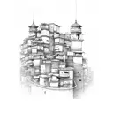 favelas tattoo design idea