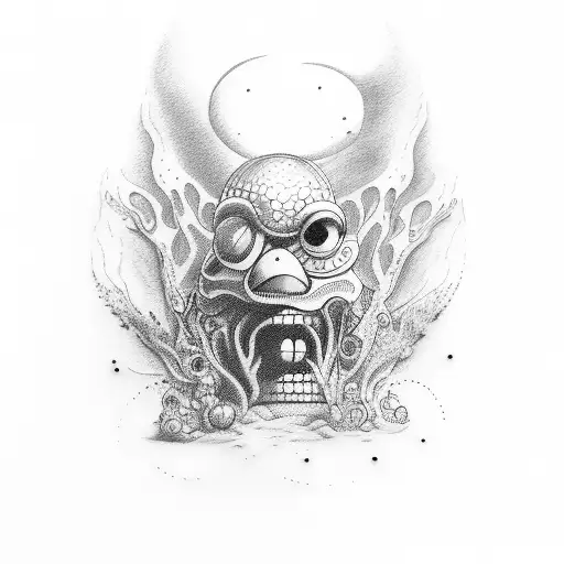 Bart & Mathilde tattoo design idea