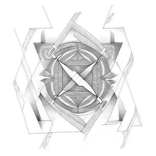 Crossword Puzzle tattoo design idea