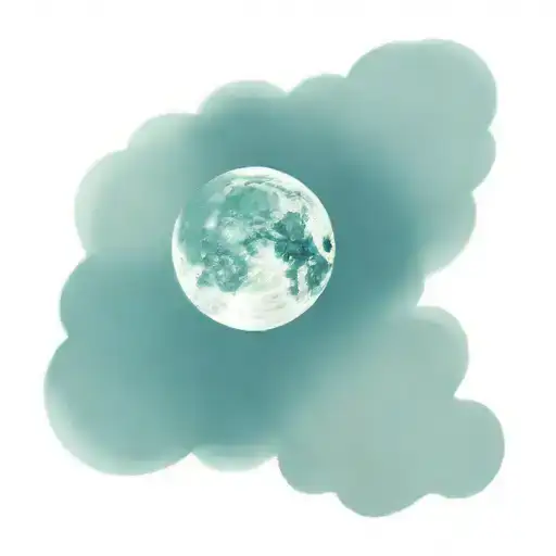 Moon tattoo design idea