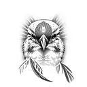 Sparrow  tattoo design idea
