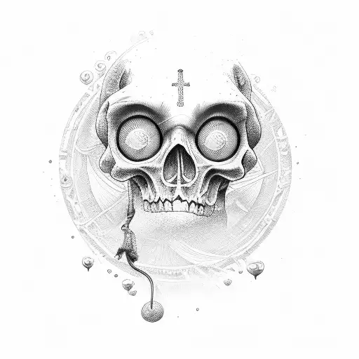 Cross with words come as you are tattoo design idea