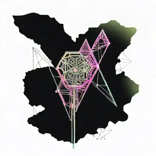 Haiti mountains with the Fleur tattoo design idea