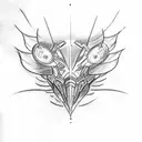 A drawing of a Ducati Panigale with a ray in the background tattoo design idea