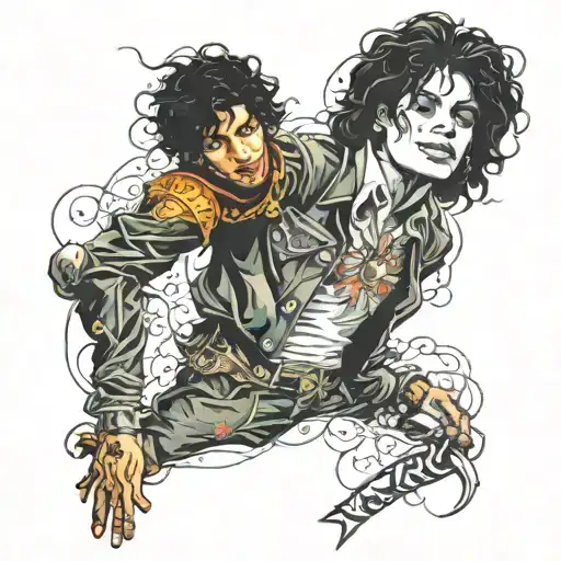 Michael Jackson  tattoo design idea