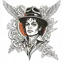 Michael Jackson  tattoo design idea