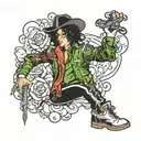Michael Jackson  tattoo design idea