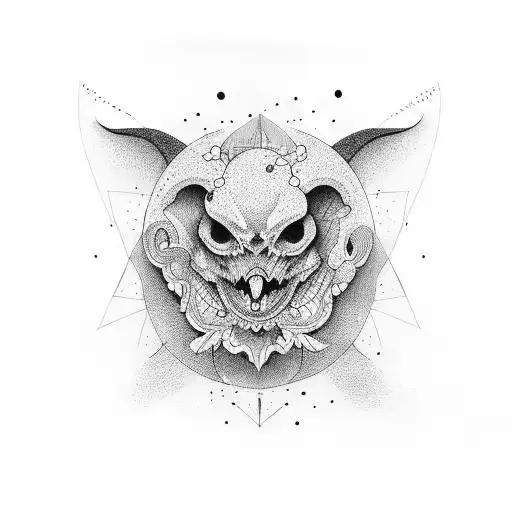 number 555 tattoo design idea