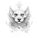 number 555 tattoo design idea