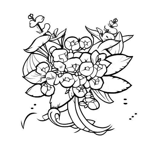 Syrian oregano, suicide  tattoo design idea