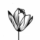 tulipanes tattoo design idea