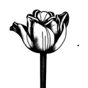 tulipanes tattoo design idea