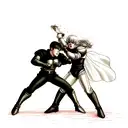 Guts fighting Griffith tattoo design idea