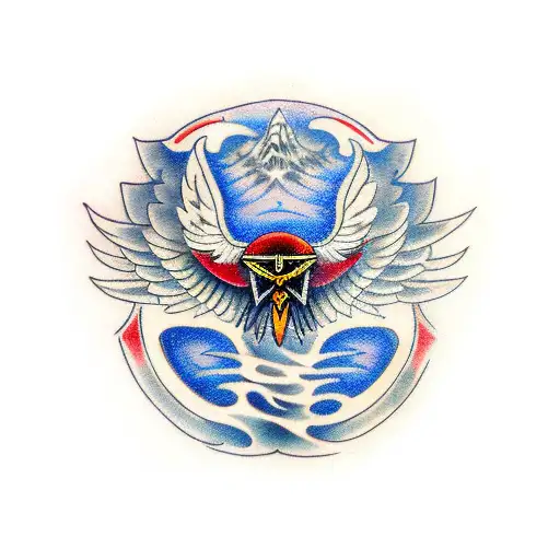 hugin and munin odin tattoo design idea