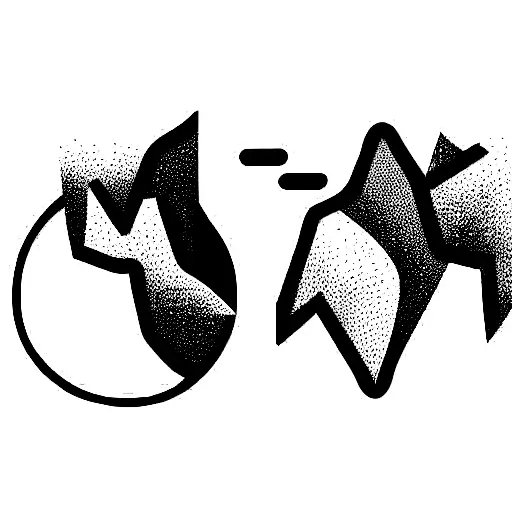 Elements of Water, fire, earth, air tattoo design idea