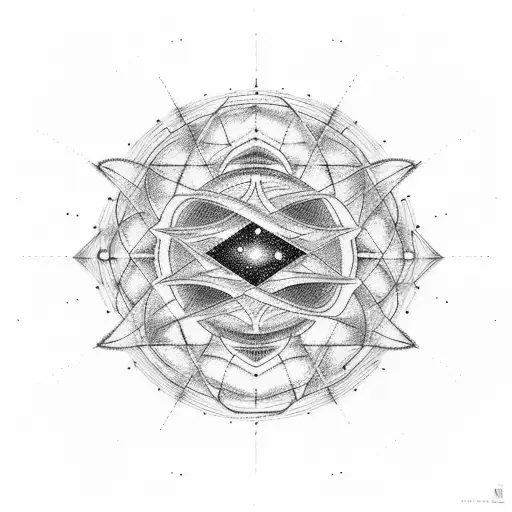 A binary code pattern forming a galaxy tattoo design idea