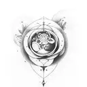 virtuous contract from nier automata surrounded by lunar tear flowers on my forearm tattoo design idea