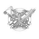 A mechanical wrench intertwined with gaming symbols, representing the client's occupation as a mechanic and passion for gaming tattoo design idea