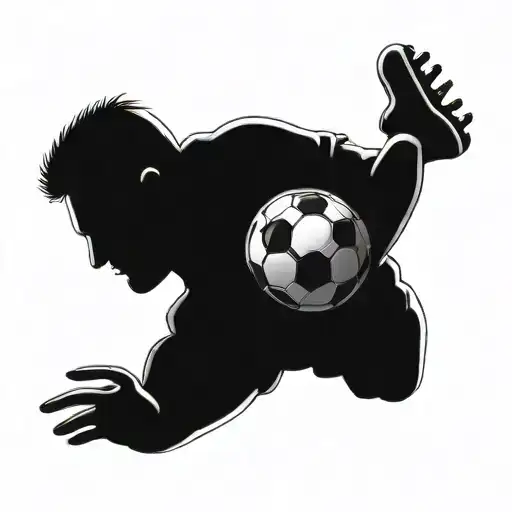 Incorporate elements of football and family into a cohesive design tattoo design idea