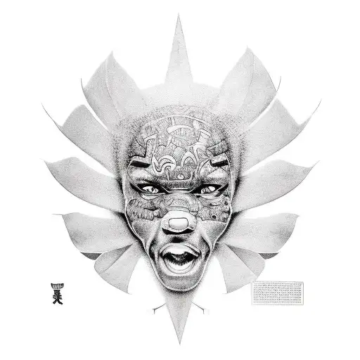 inspired by music video of Kendrick Lamar Rich Spirit tattoo design idea