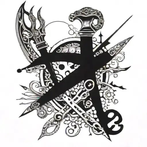 An intricate surgical tool collage incorporating scalpels, forceps, and bone saws tattoo design idea