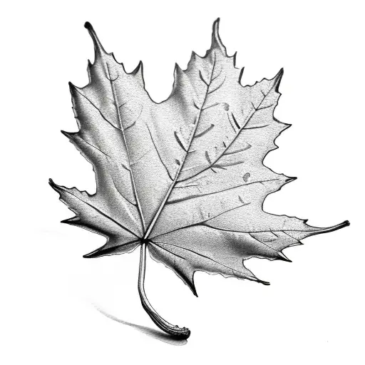 Maple Leaf tattoo design idea