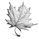 Maple Leaf tattoo design idea