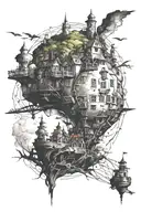 Howle's moving castle tattoo design idea