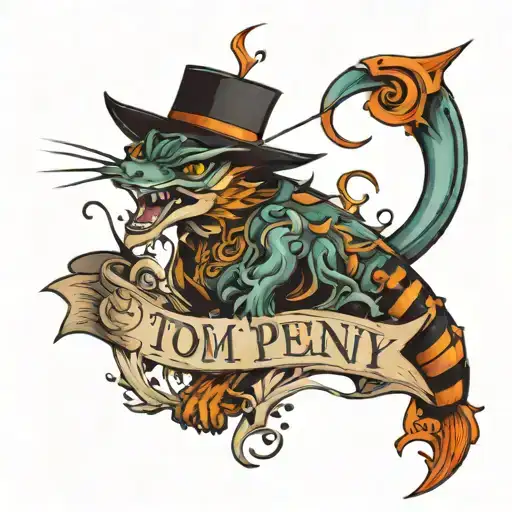 words Tom Penny Eric Tower  tattoo design idea