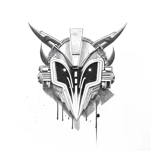 Hotline miami tattoo design idea